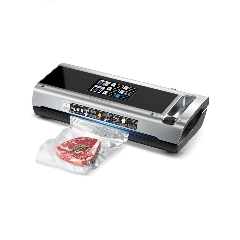 Vacuum Sealer Machine 90KPa One Touch Detachable Easy Clean for Food Storage